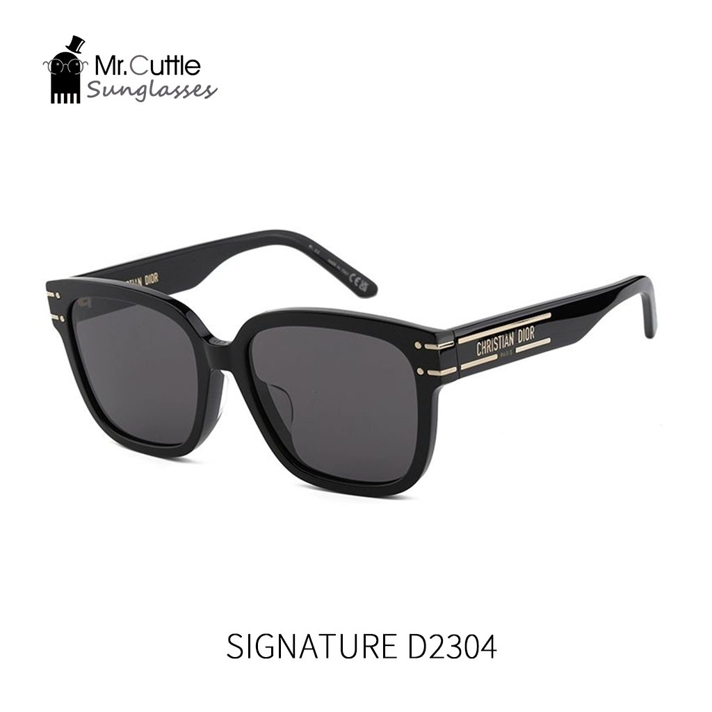 Asli Kacamata DIOR2304 Original 100% SIGNATURE black Wanita fashion Sunglasses women Anti UV400 Hita