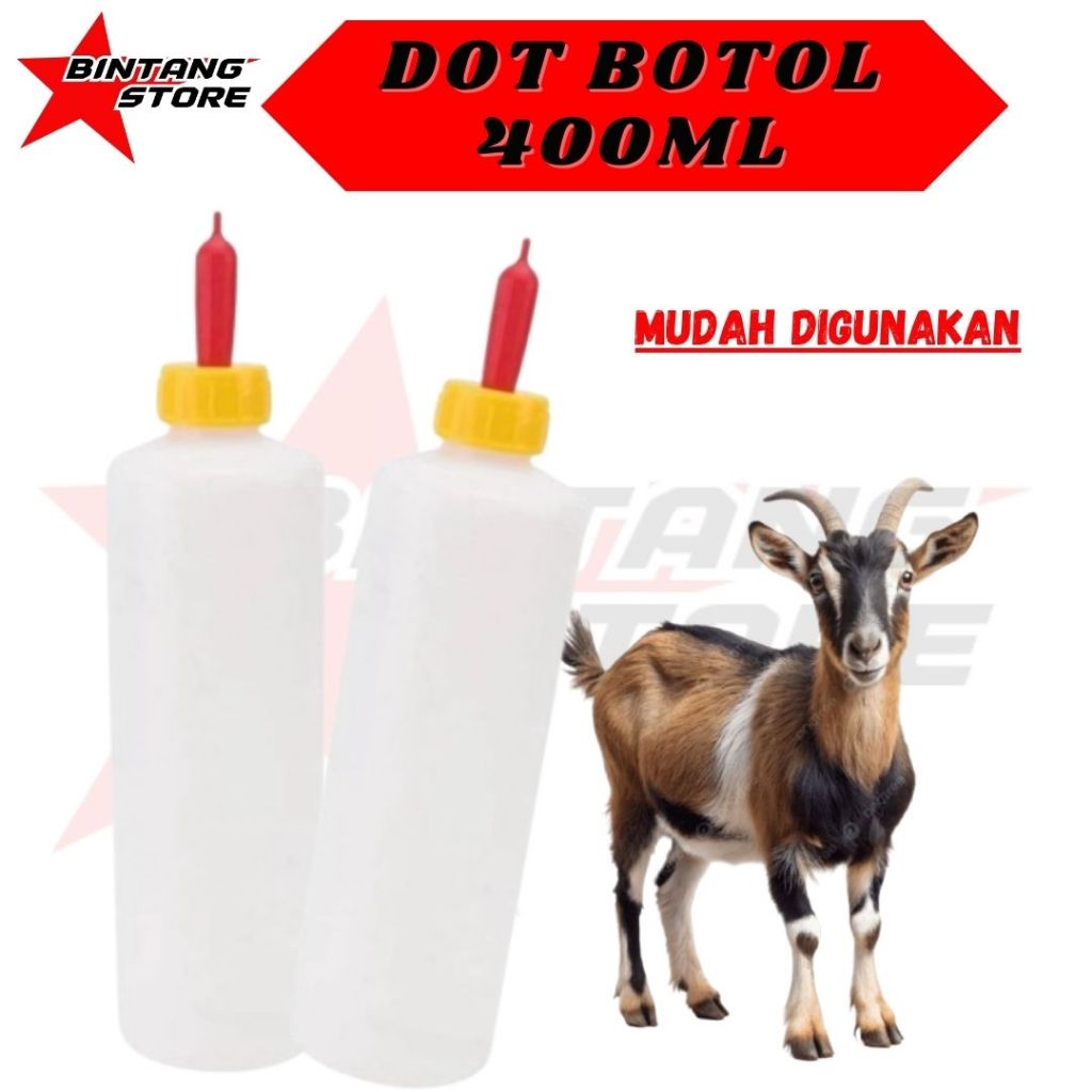 BOTOL + DOT CEMPE ANAK KAMBING SILIKON DOT SAPI EMPENG PEDHET SILICON BOTOL DOT KAMBING