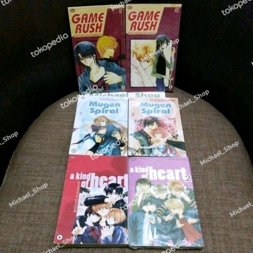 Komik Mizuho Kusanagi Game Rush Mugen Spiral Kind Heart  pengarang Yona the girl standing the blush 