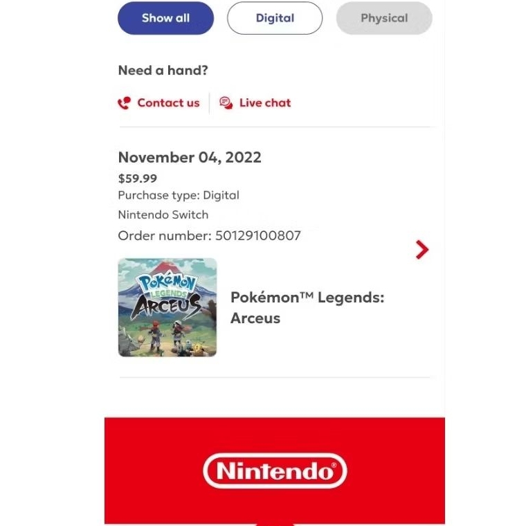 Pokemon Legends Arceus