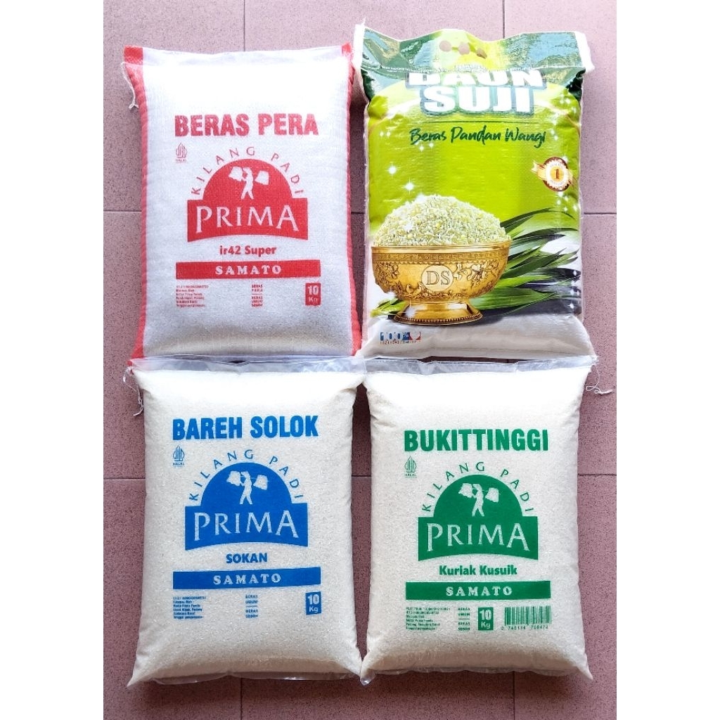 Beras Solok Sokan / Bukittinggi Kuriak Kusuik / ir42 Super / Pandan Wangi - 2kg 5kg 10kg