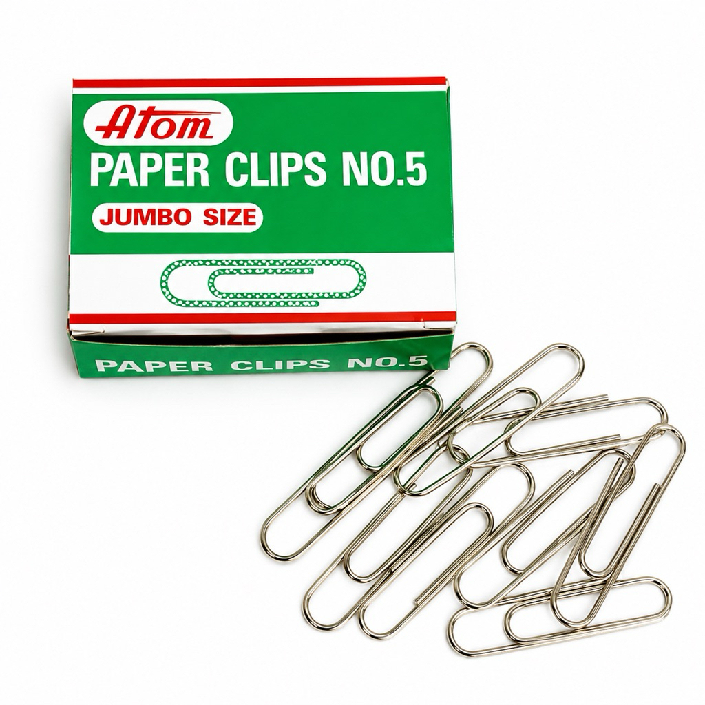 Paper Clips Atom No.5 Besar