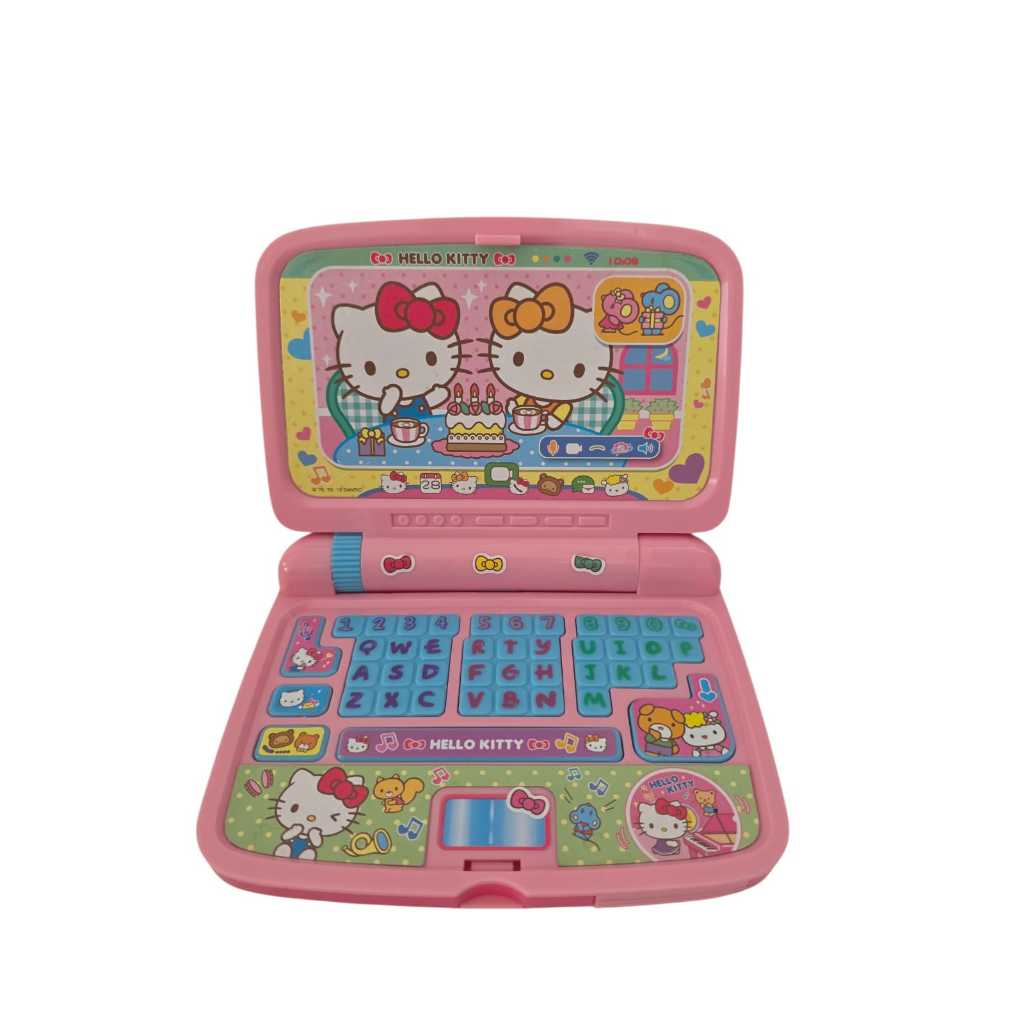 [PROMO] Mainan Laptop Anak, Hello Kitty Notebook Toy, Mainan Edukasi Musik Hello Kitty