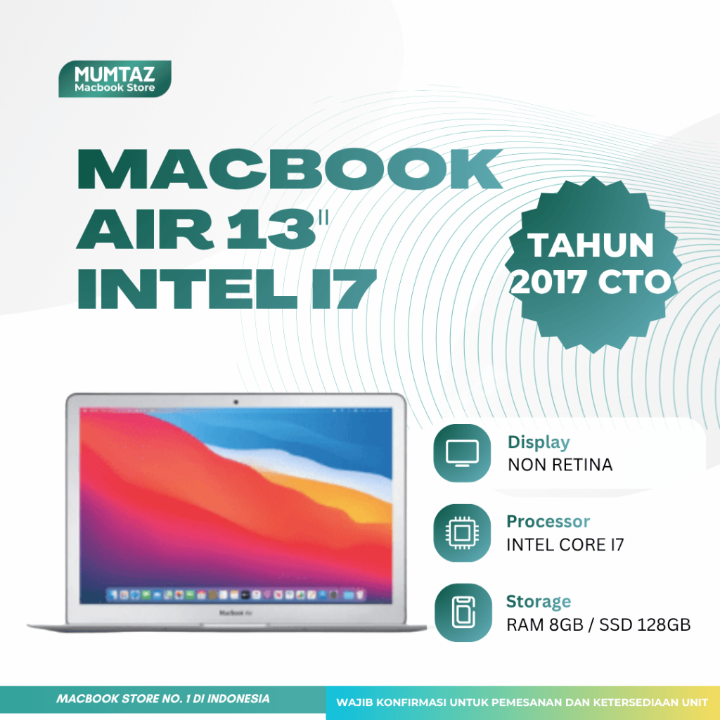 MacBook Air 13" 2017 CTO 8/128GB