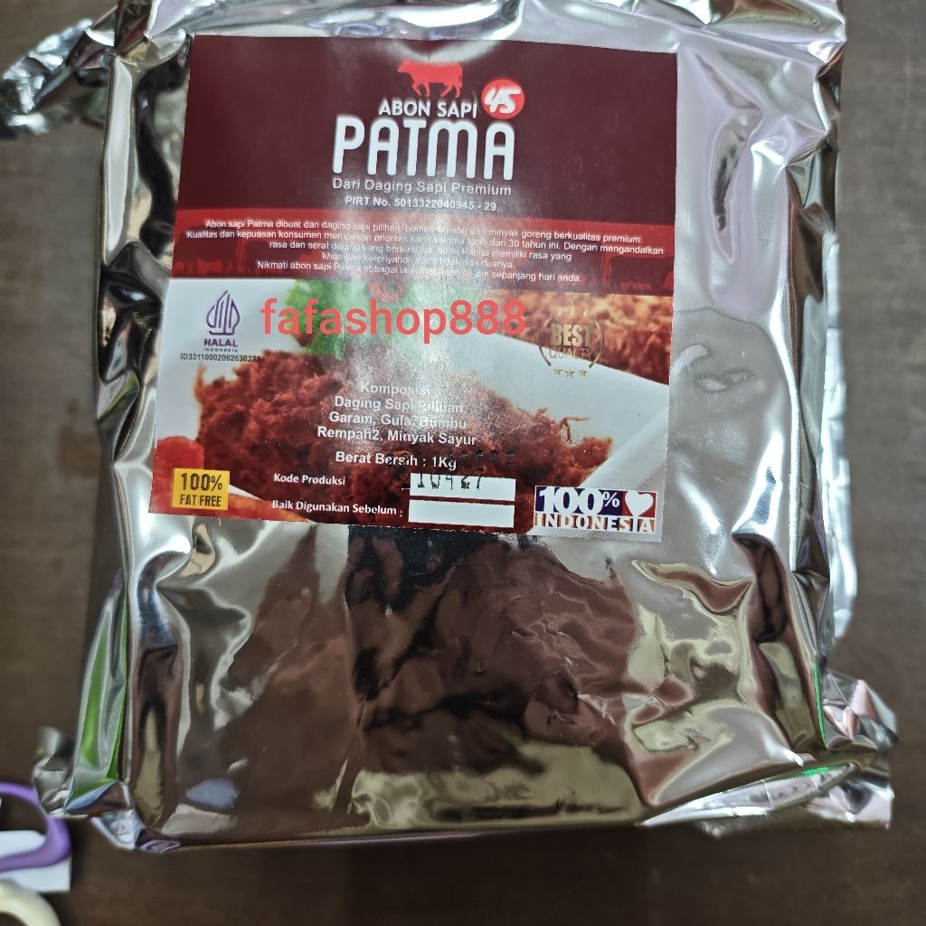 Abon Sapi Patma 1kg