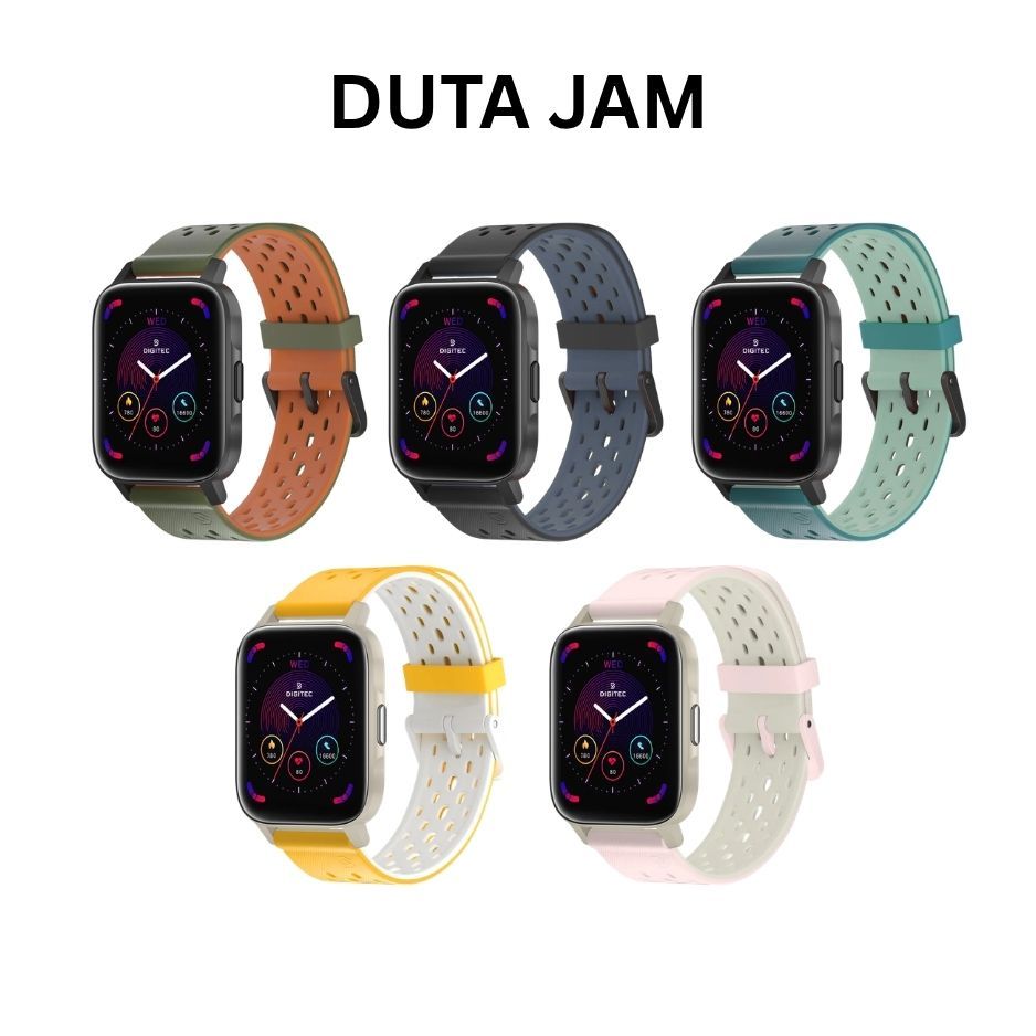 JAM TANGAN UNISEX DIGITEC SMARTWATCH LANOS ORIGINAL RUBBER STRAP