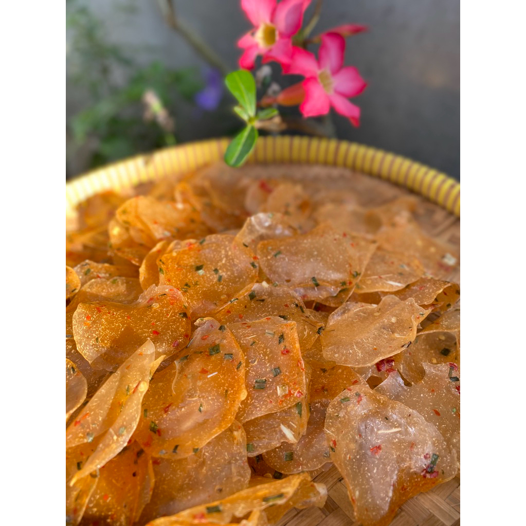 opak pedas gurih |opak singkong khas wonosobo