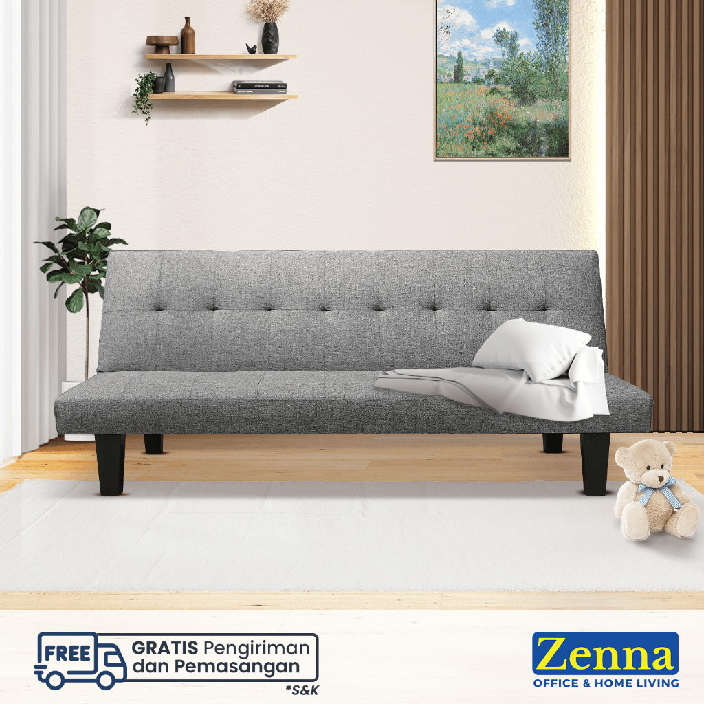 Zenna Sofa Bed Lipat Multifungsi Sofa Tidur Minimalis Sofabed Onadio, Sierra, Uzi, Hagen, Virgil
