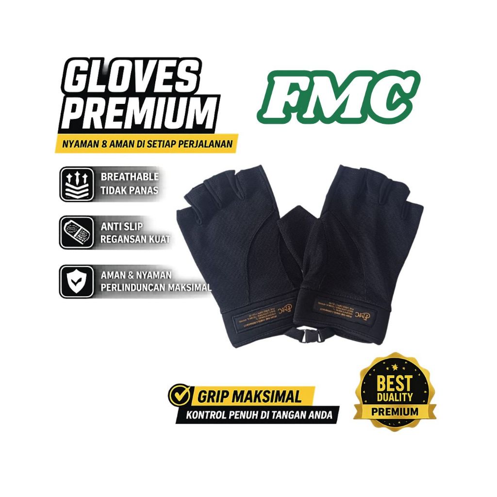 SARUNG TANGAN PENDEK RIDING FMC 00502 GLOVE OUTDOOR ACTIVITY