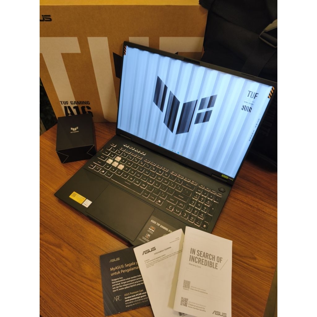 ASUS TUF A16 RTX 5050 RYZEN 7 260 GARANSI ON
