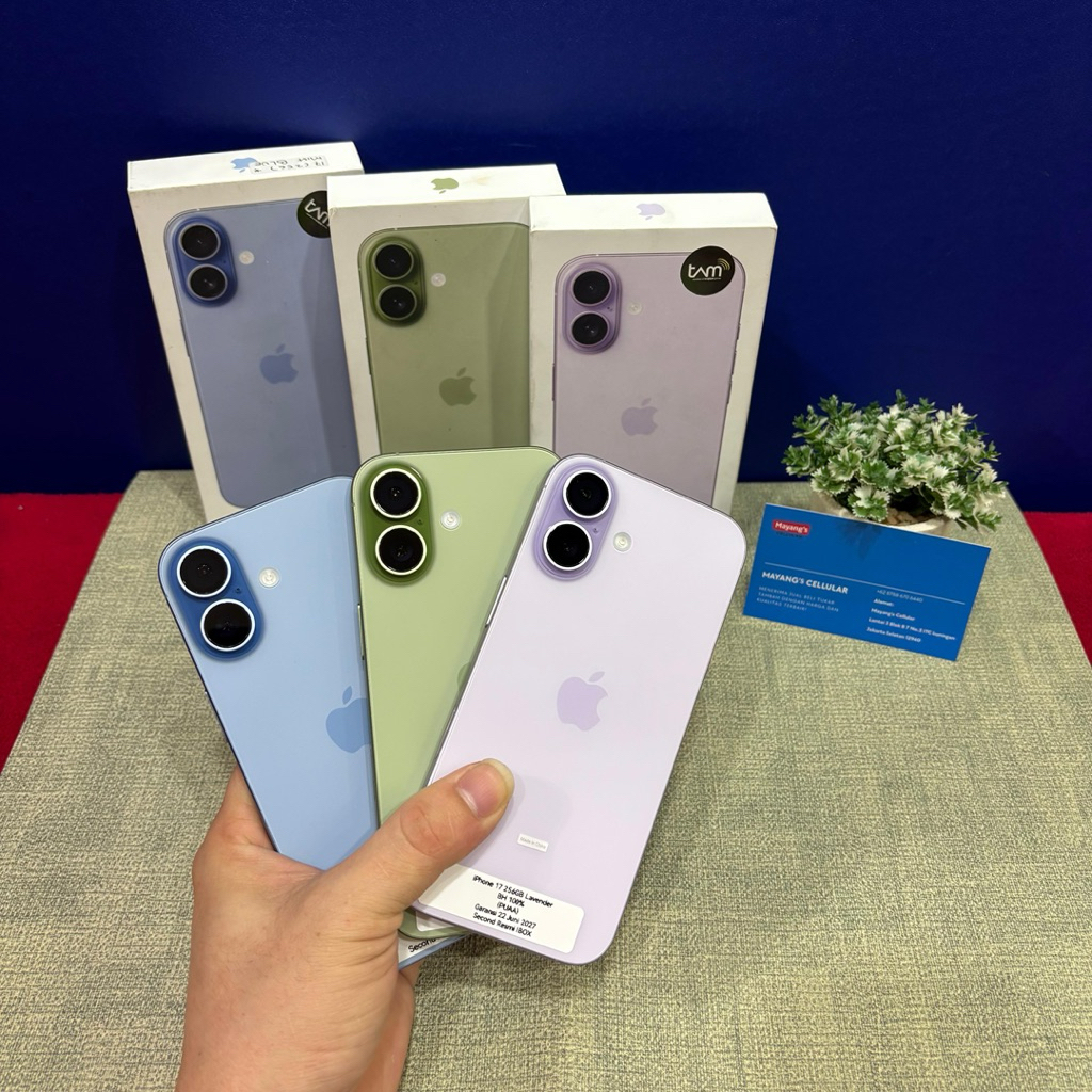 hape iphone 17 256GB 512GB iBox - hp 17 256gb 512gb garansi resmi second fullset original