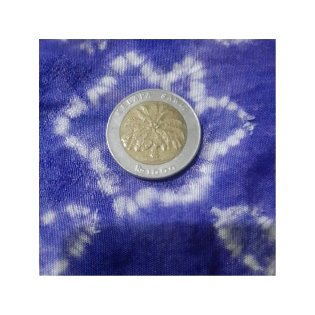 Uang Kuno Koin 1000 Rupiah Kelapa Sawit Asli