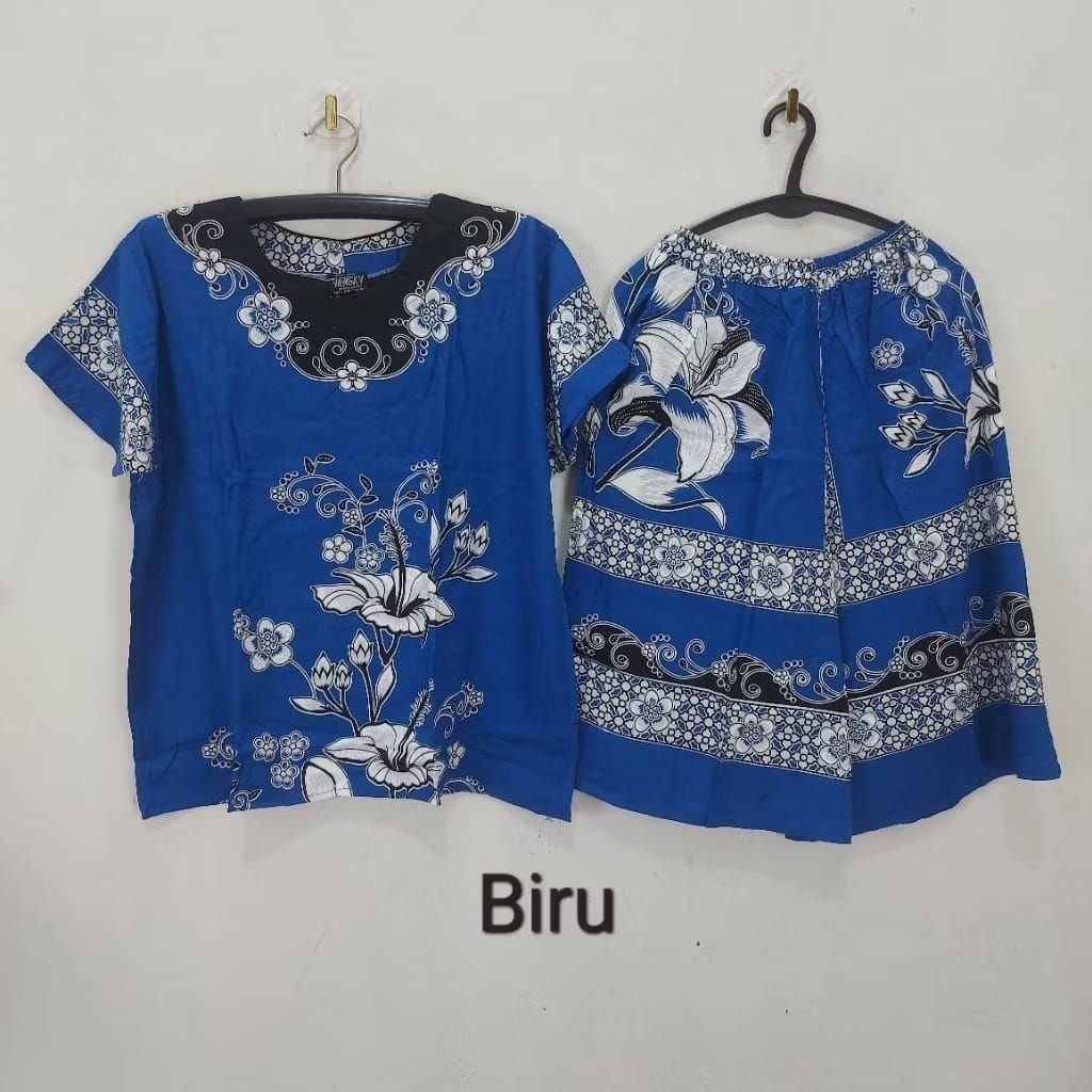 SETELAN KULOT  LD 120 / Setelan Daster Ld 120 Motif Kenari