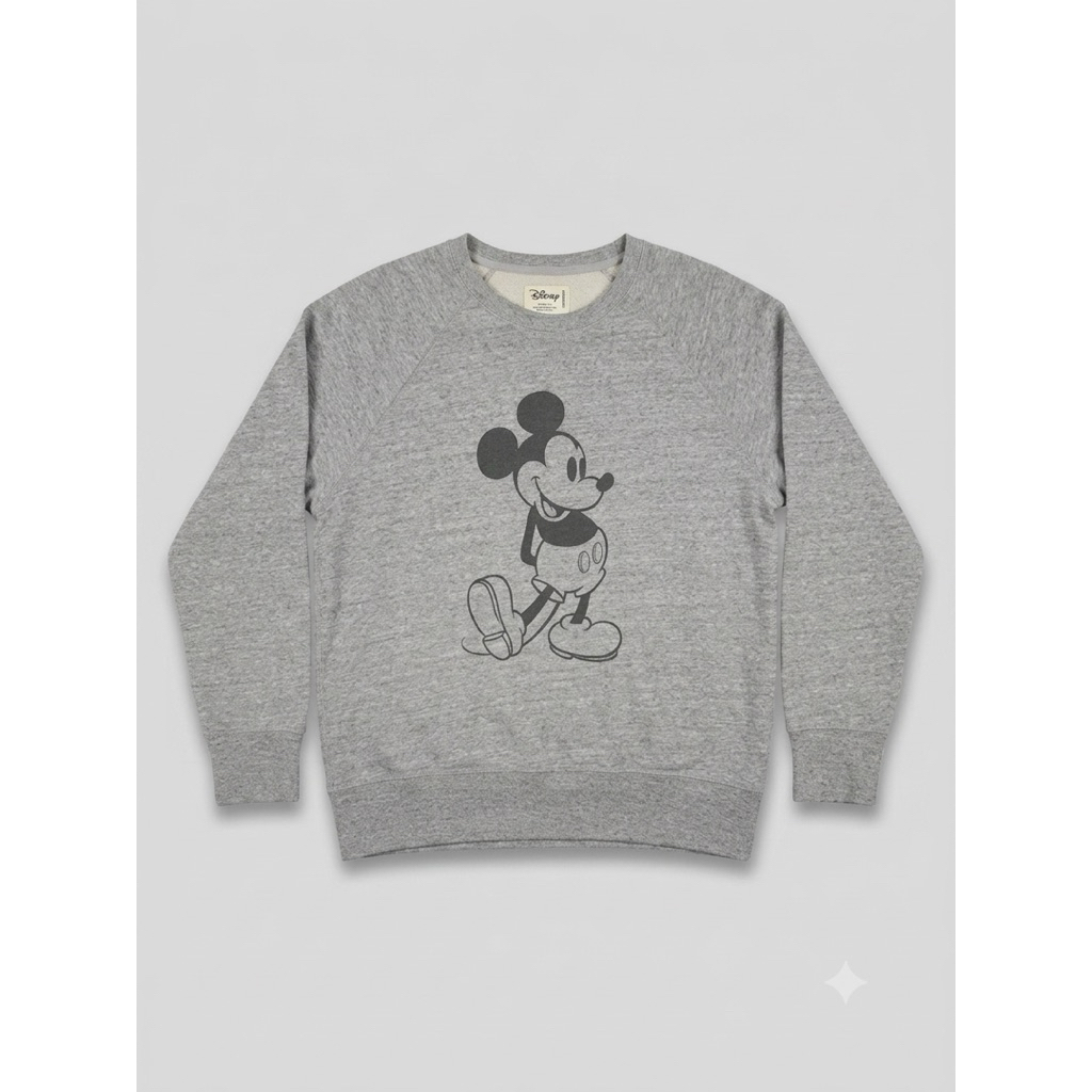 UNIQLO UT x DISNEY MICKEY MOUSE CREWNECK GREY