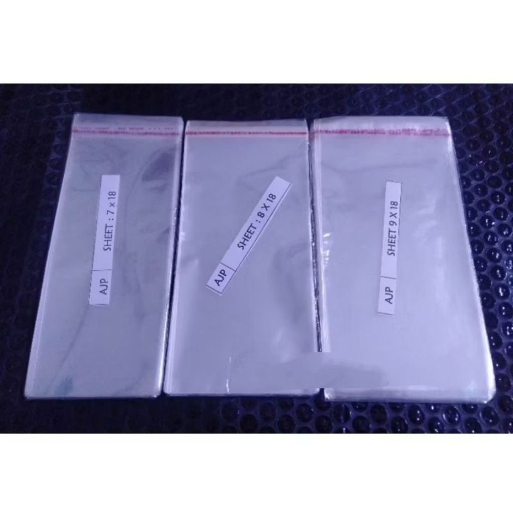 100pcs Opp One Sheet (OPP 1 Lembar) | Opp gulung