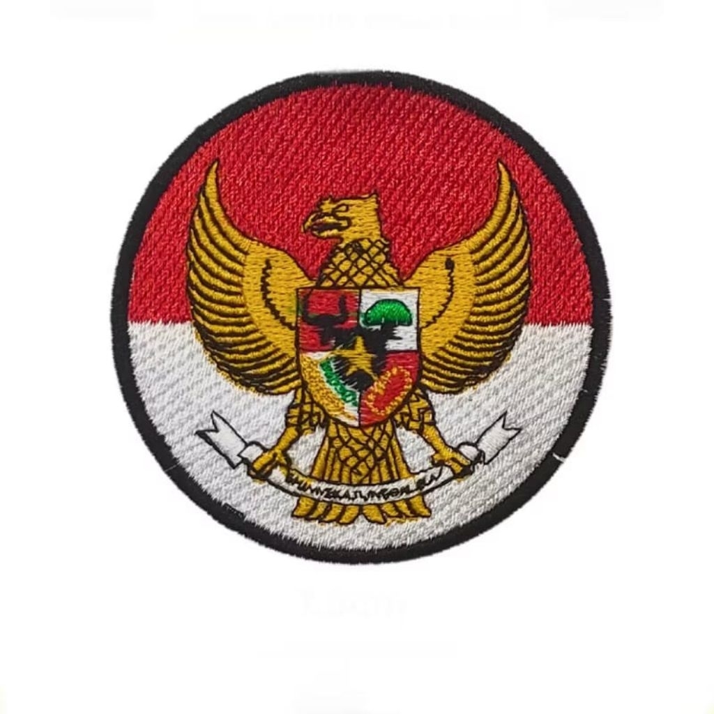 Garuda merah putih bordir logo Garuda bordir