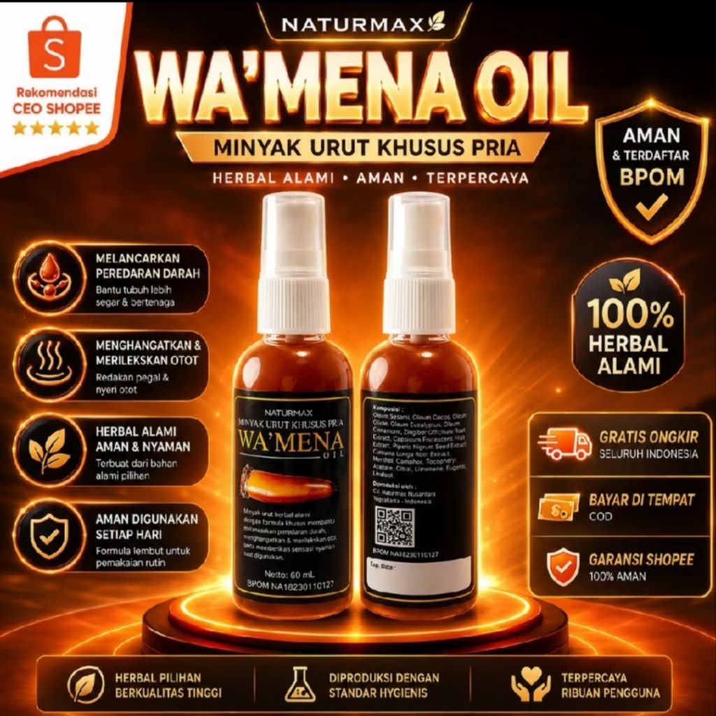 wamena oil asli 100% pria kuat tahan lama