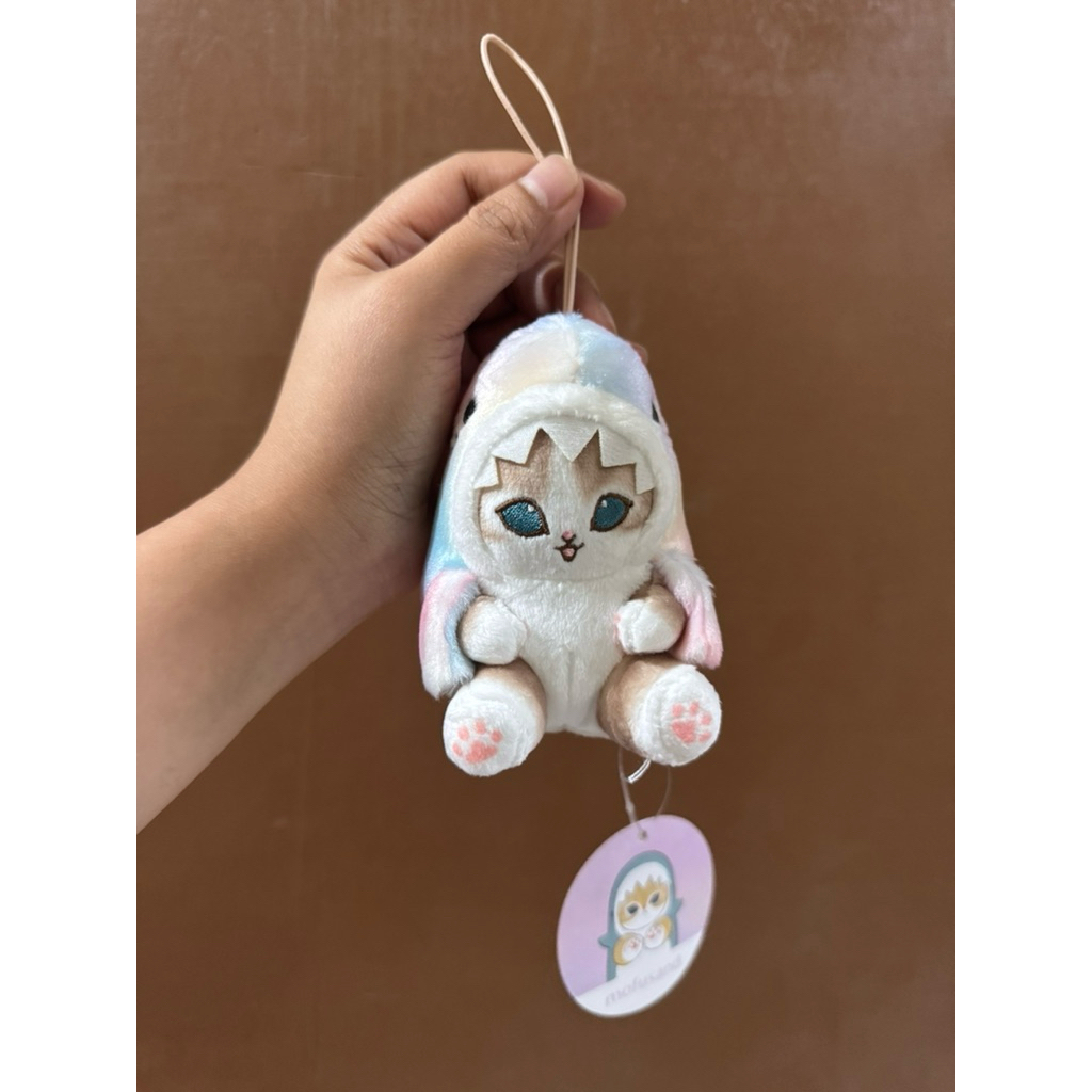 Boneka Karakter Mofusand Kostum Hiu Warna Warni size 10x7x12cm Original / Boneka Mofusand Original /
