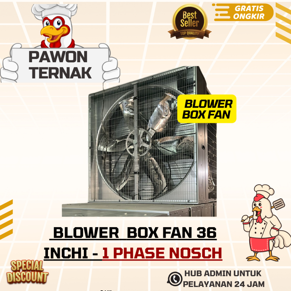 BLOWER BOX FAN 36 INCHI - 1 PHASE NOSCH