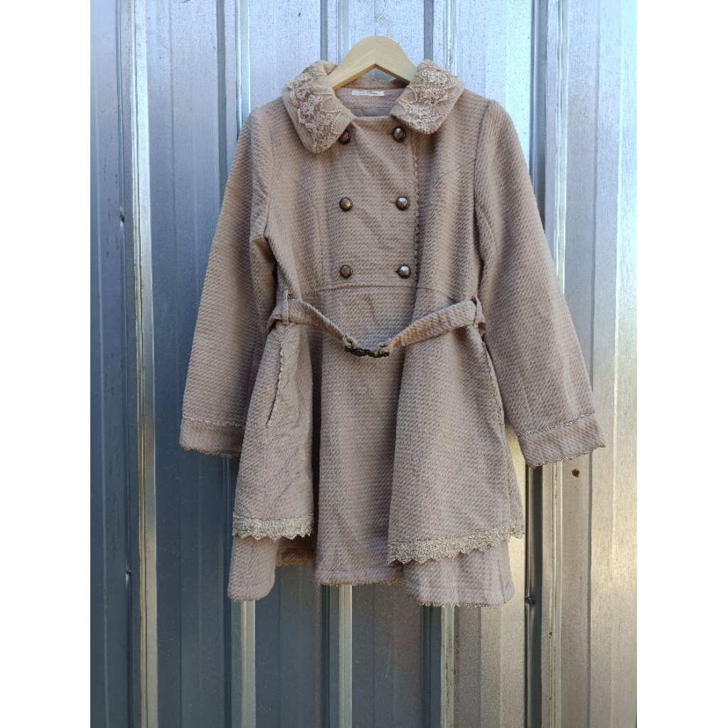 AXES FEMME Winter Dress Wool Coat Princess