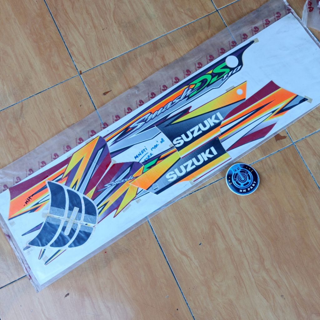 Striping Smash DS merah 2005 original
