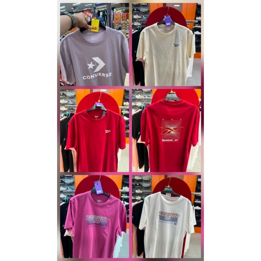 Kaos Katun Reebok Men Tshirt Original Sale SportStation