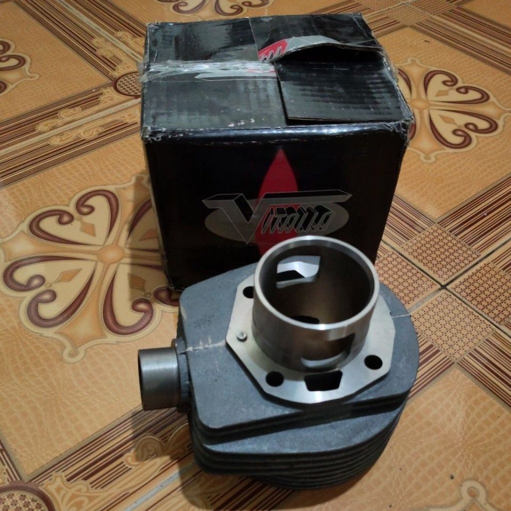 BLOK 2 LOBANG TANPA PISTON MERK VITALIA UNTUK VESPA CLASSIC