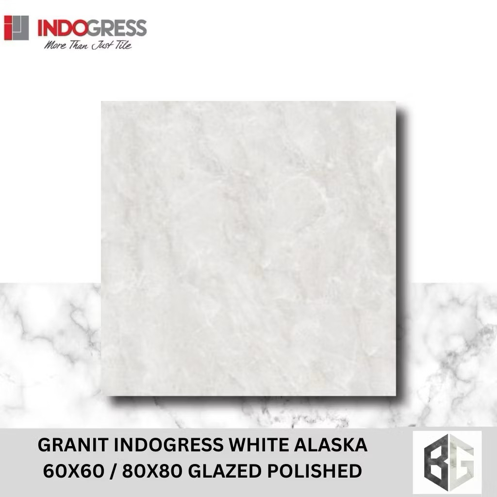 GRANIT INDOGRESS WHITE ALASKA 60X60 / 80X80 GLAZED POLISHED