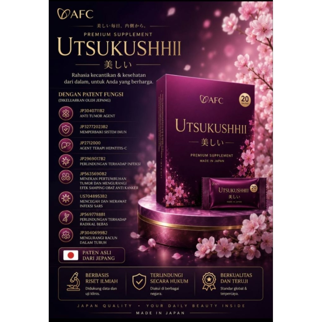 UTSUKUSHHII GOLD BOX ORIGINAL JAPAN