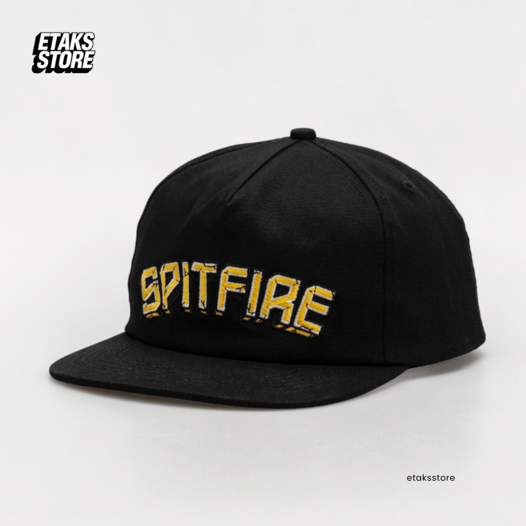 Topi Spitfire Heatwave Snapback Hat Hitam | Skateboard Headwear | Strapback Snapback Trucker| Import