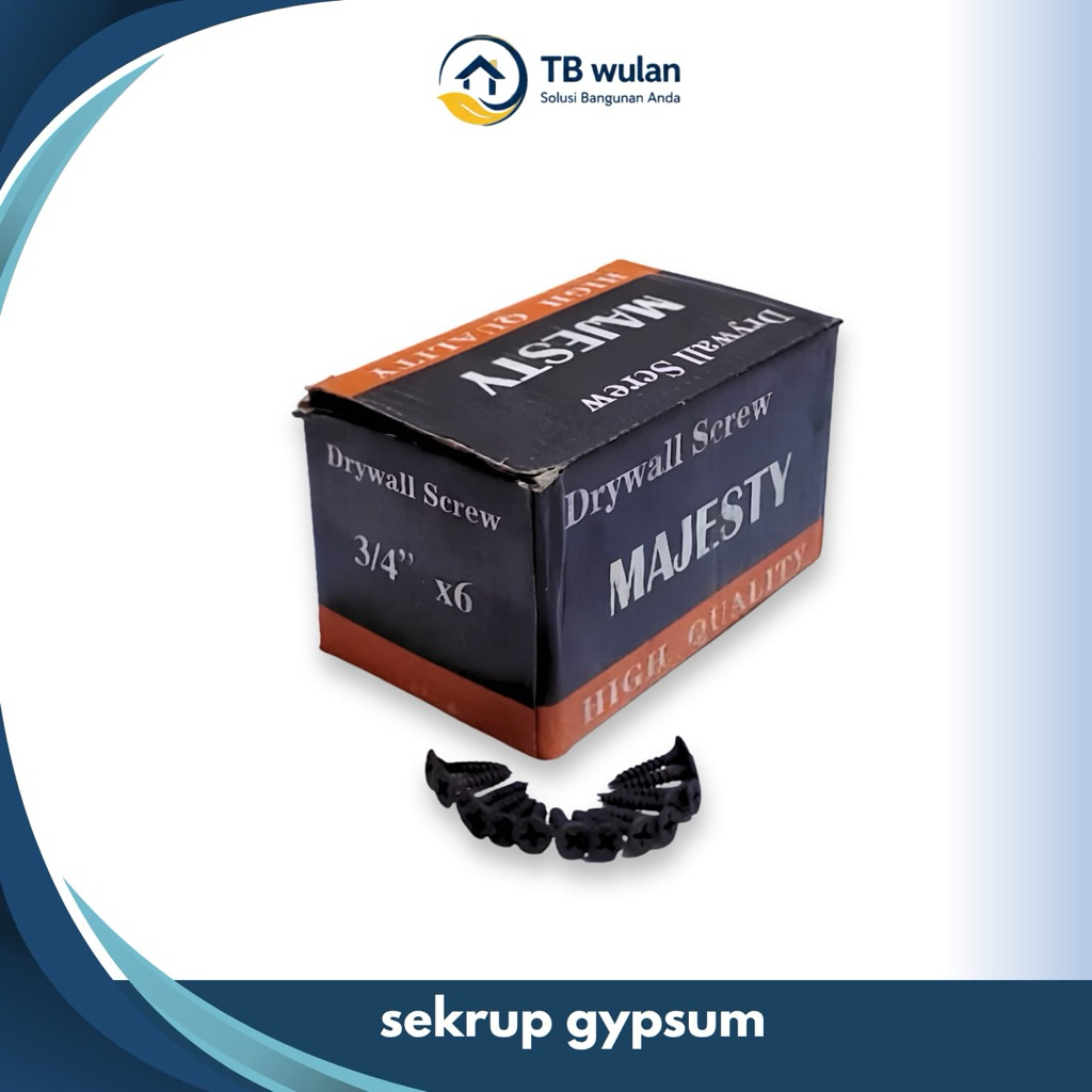 Sekrup gypsum Majesty Drywall – Sekrup Gypsum Hitam