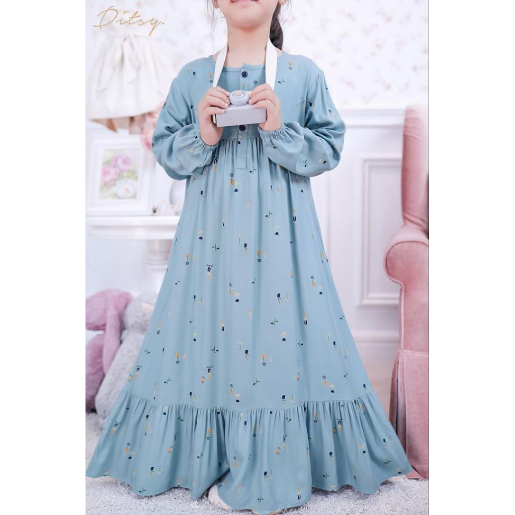 LITTLE DITSY TERBARU | GAMIS MUSLIM ANAK