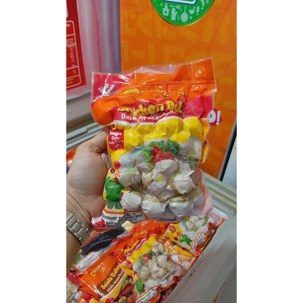 Champ Chicken Meatball 500 gr ( baso ayam champ 500 gr)