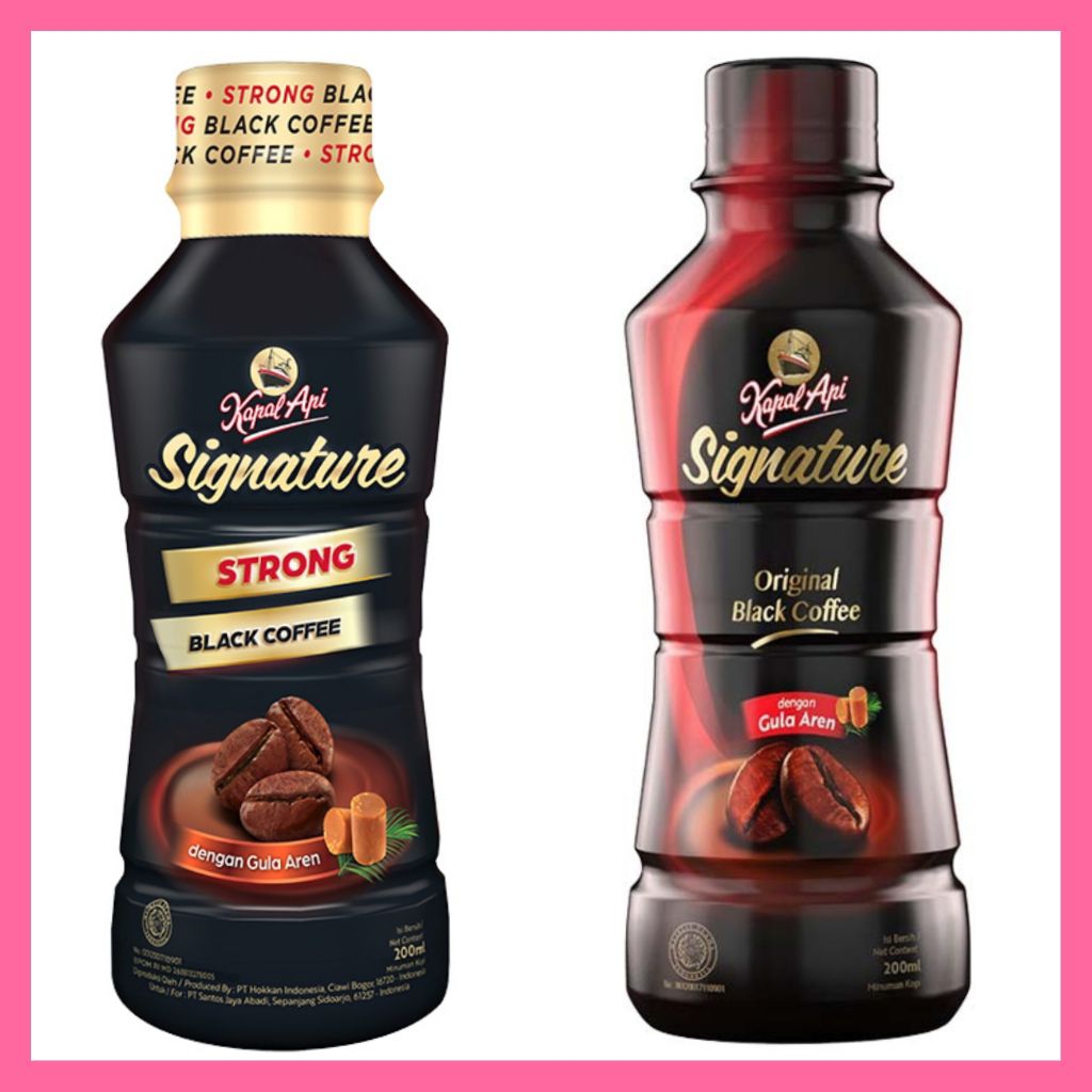 kopi kapal api signature botol siap minum 200ml