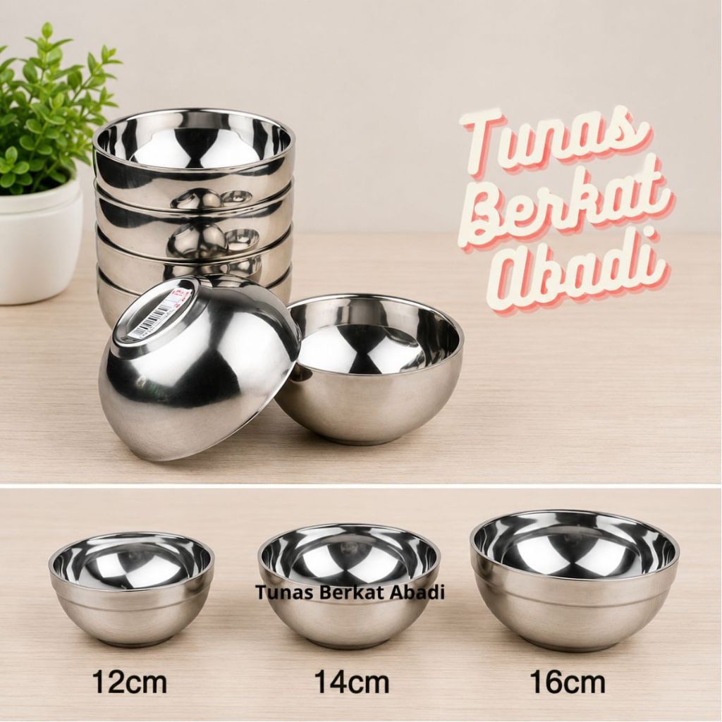 Stainless Steel Bowl / Mangkok Stainless Steel / Mangkuk