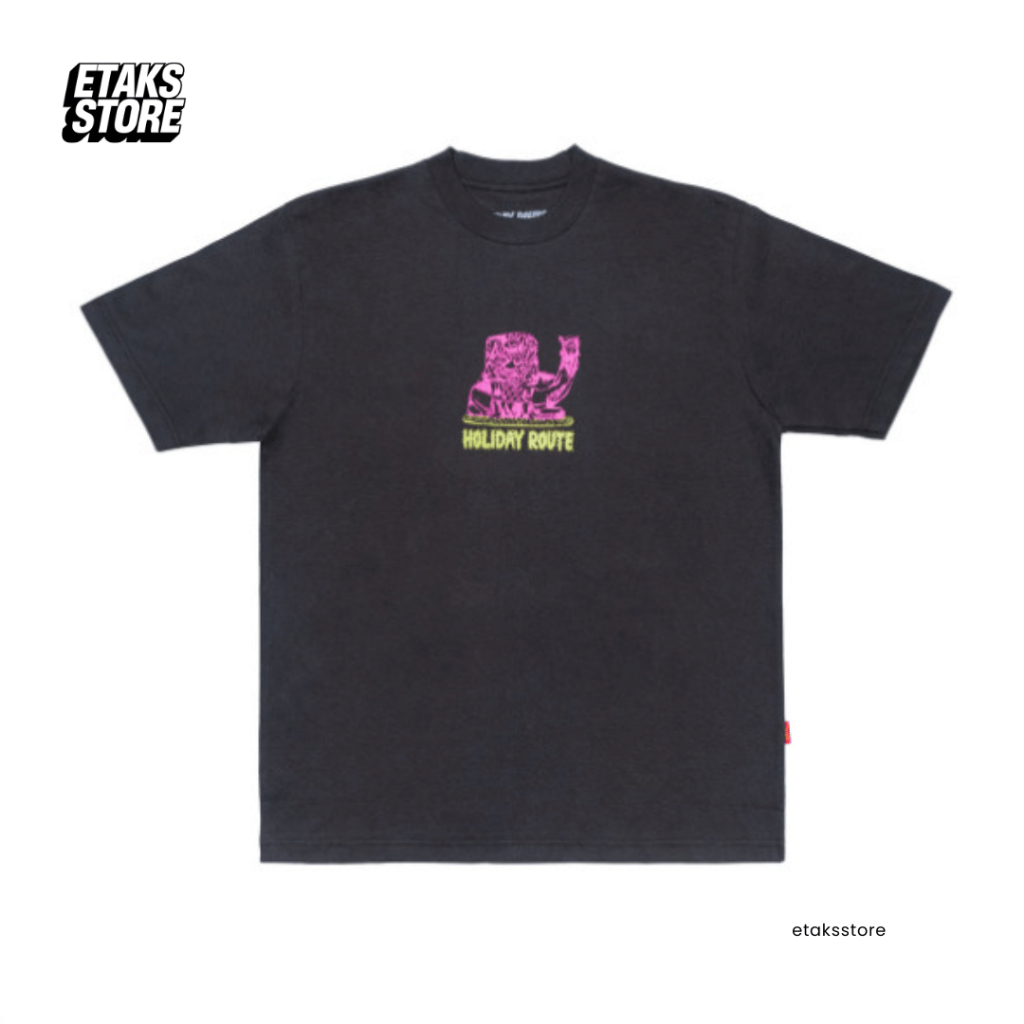 Kaos Holiday Route Andre Yoga Tee Grey | Skateboard Tshirt | Merchandise Local Brand