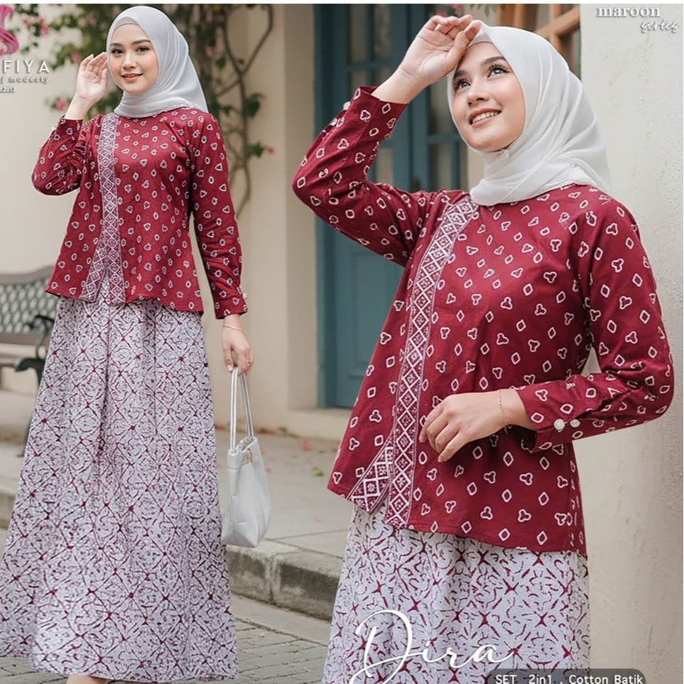 DIRA SETELAN BATIK  WANITA MODERN ORIGINAL BY SHOFIYA