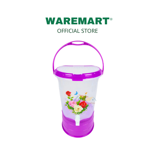 WAREMART Dispenser Plastik Air Minum Dengan Kran 15 Liter MPW Tempat Teh Poci Minuman