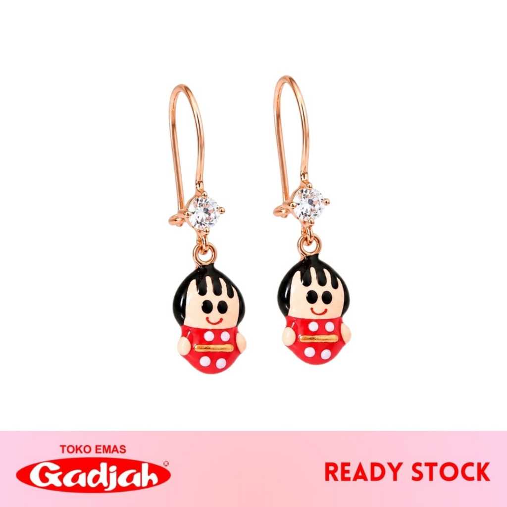 Anting Emas Kawatan Kepompong  - Toko Emas Gadjah