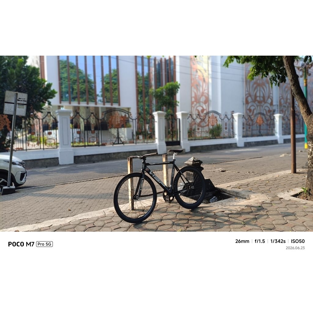 FIXIE VISP HITAM ORI FULLBIKE SPEK GACOR