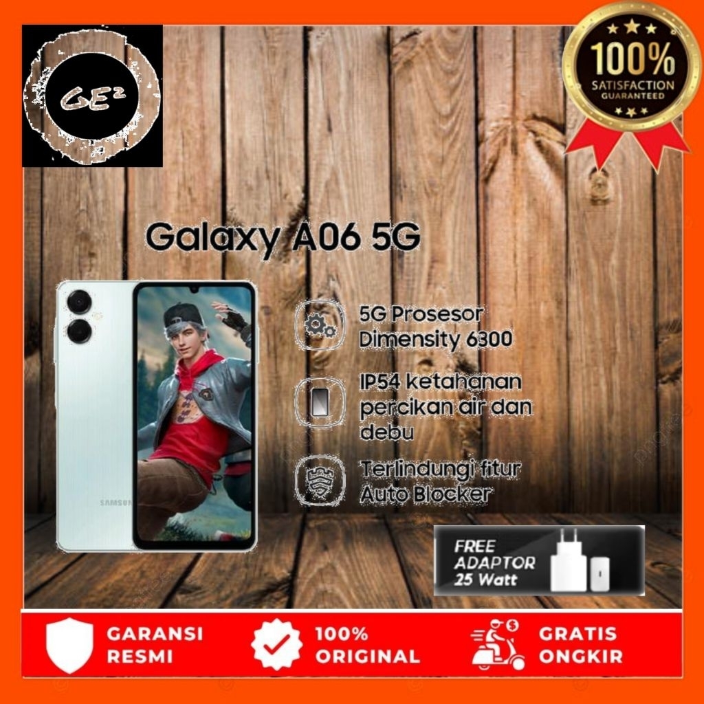 Samsung A06 5G 6/128 Gb - Garansi Resmi 100% Original