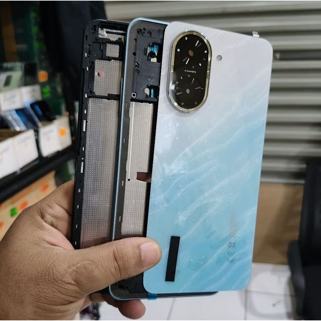 Casing Housing Kesing FULLSET XIAOMI REDMI A5 - BackDoor Tutup Belakang + Bezzel Samping + Frame LCD