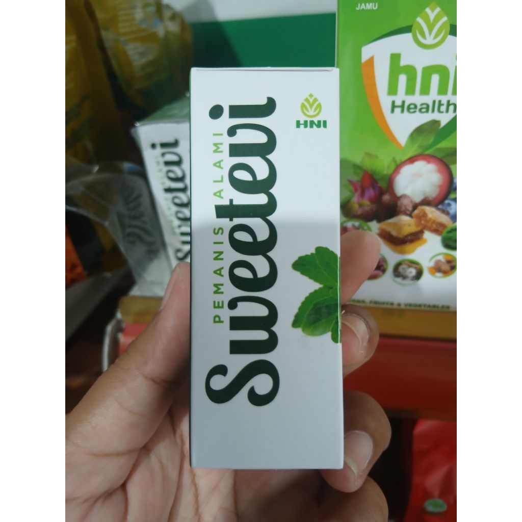 Hania Sweetevi HNI Gula Stevia Cair Pemanis Alami Nol Kalori Gula Diet Cair Original