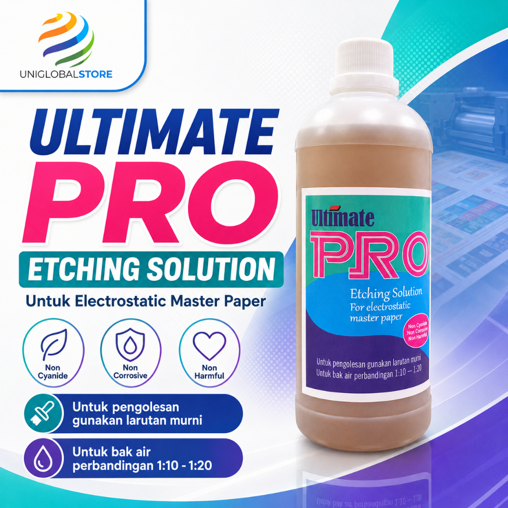 Ultimate PRO Etching Solution 1L | Untuk Electrostatic Master Paper | Bisa Kirim Via Ojek Area Pekan