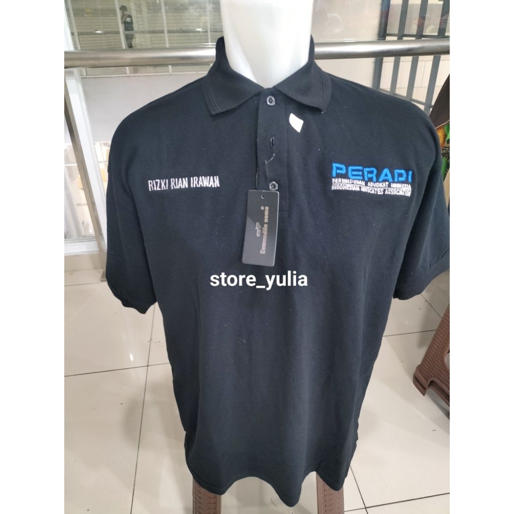 Kaos PERADI ADVOKAT LAWYER kaos polo shirt full bordir.