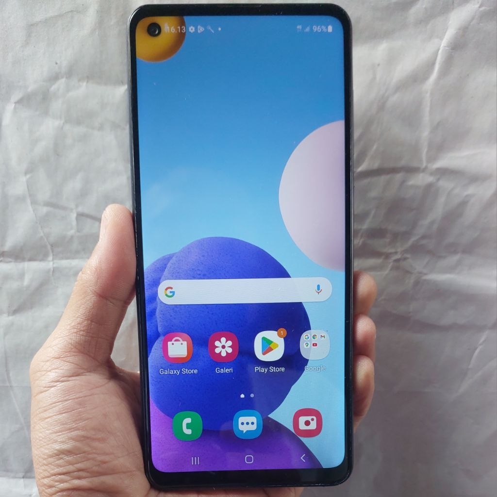 Handphone Hp Samsung Galaxy A21S 6/128 Second Eks Resmi Sein Mulus Original