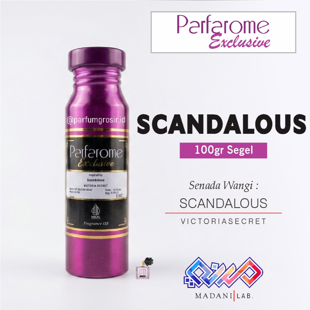 SCANDALOUS dari Parfarome Exclusive - 100gr Segel