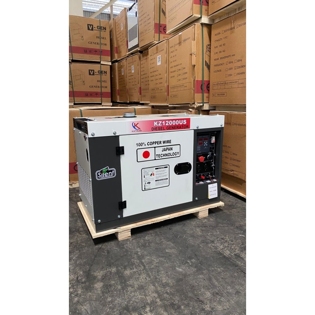 Genset Katzumi 10kva 8000watt 1 phase kz12000us