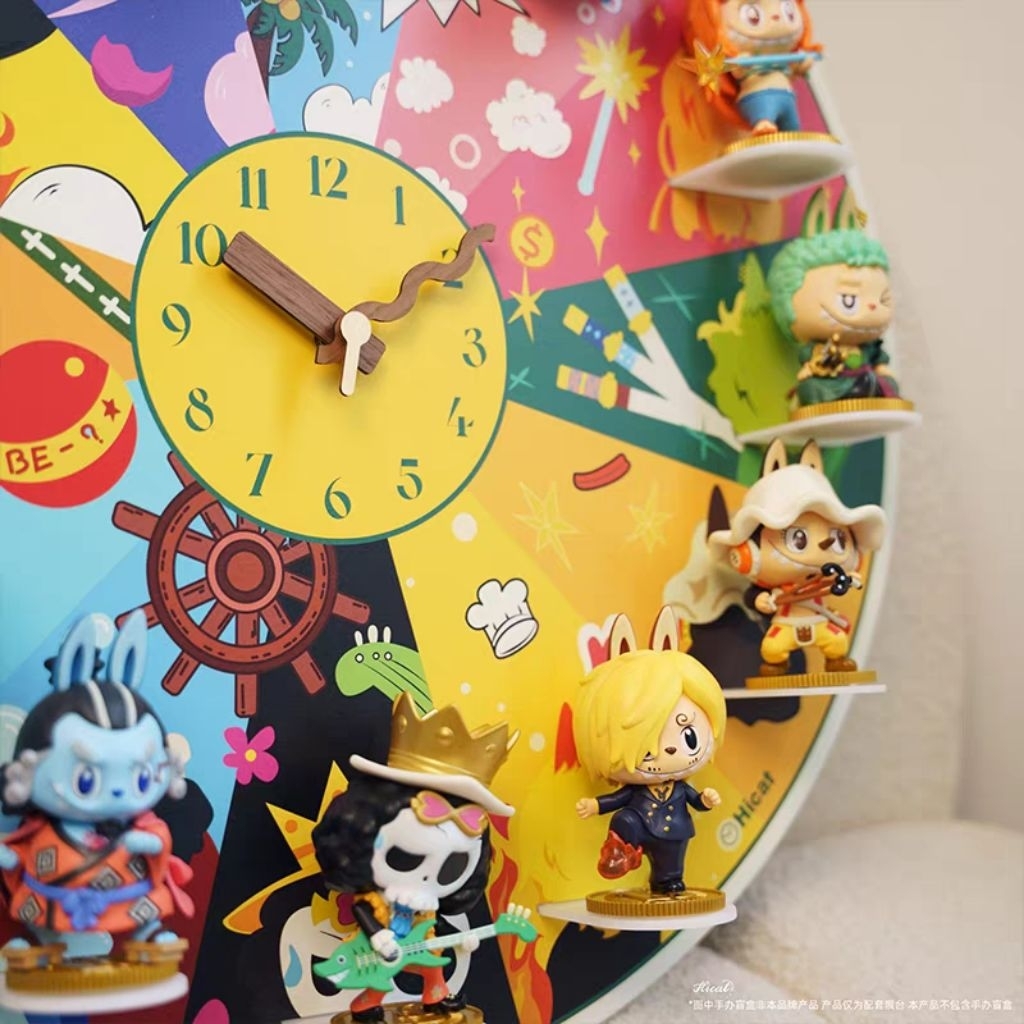 PREORDER Jam Meja One Piece Blind Box Mini Figure Display Clock Pajangan Anime Tempat Koleksi Dekora