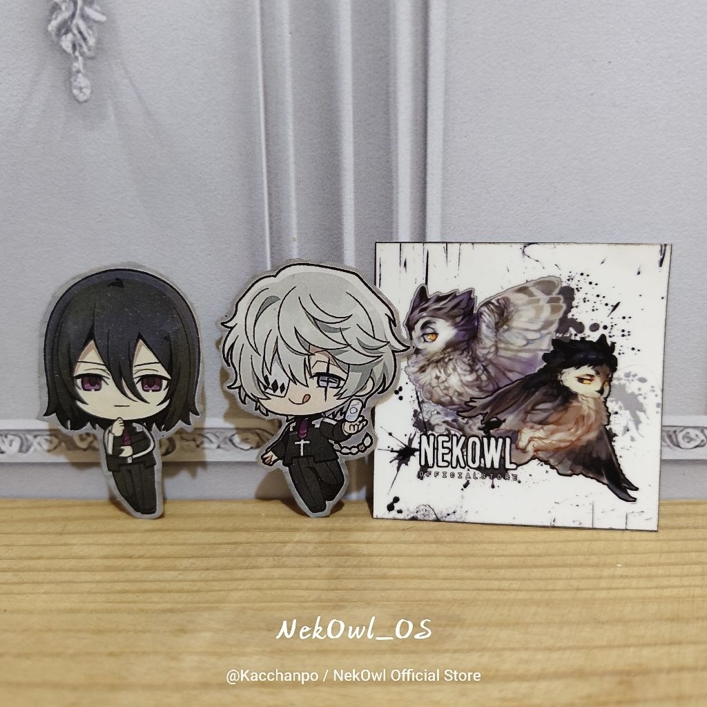 Set Sticker Fyodor Dostoevsky & Nikolai Gogol Bungou Stray Dogs Official Merchandise Anime BSD Anime